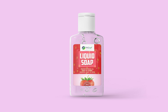 Label Design for Strawberry Handwash